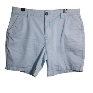 Chubbies Mens 7 Inch Inseam Boomshakalaka Shorts Blue Size 36 Flat Front Twill